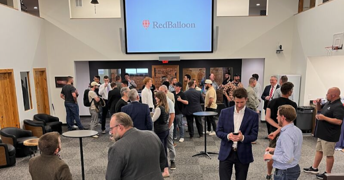 RedBalloon community gathered at an event